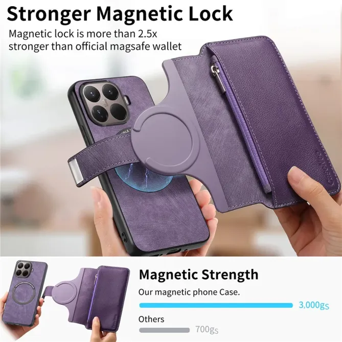 Housse Xiaomi 15T Pro Zippée Coque Détachable | MW-02