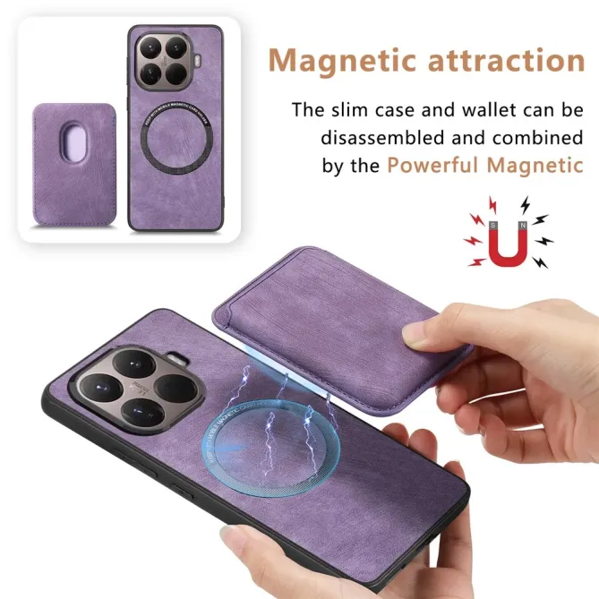 Coque Xiaomi 15T Pro avec porte-cartes magnétique | Montparnasse