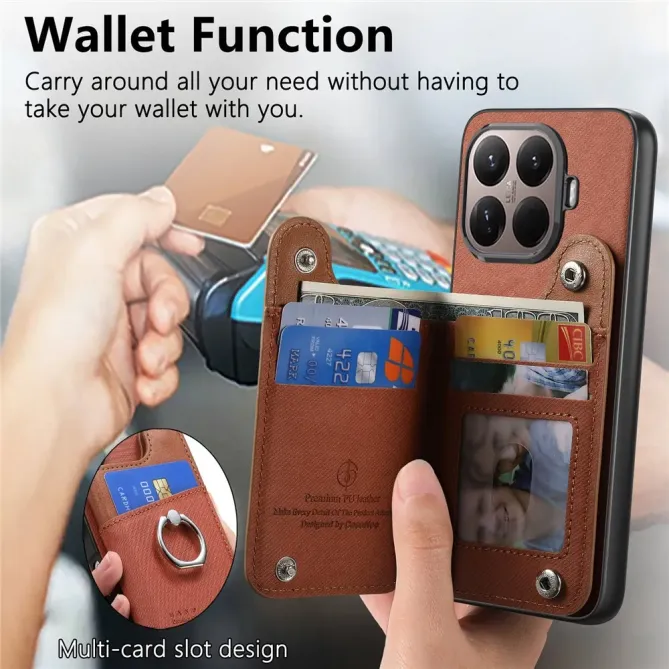 Coque Xiaomi 15T Pro jeans cuir RFID | RINGWALLET