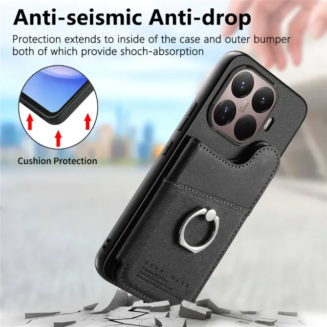 Coque Xiaomi 15T Pro jeans cuir RFID | RINGWALLET