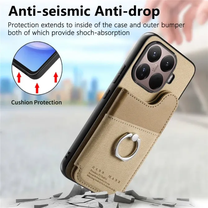 Coque Xiaomi 15T Pro jeans cuir RFID | RINGWALLET