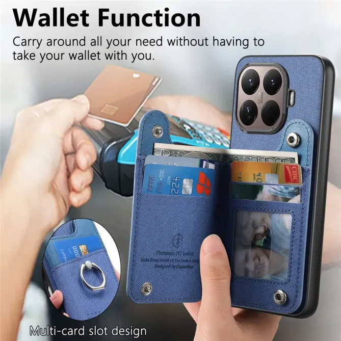 Coque Xiaomi 15T Pro jeans cuir RFID | RINGWALLET