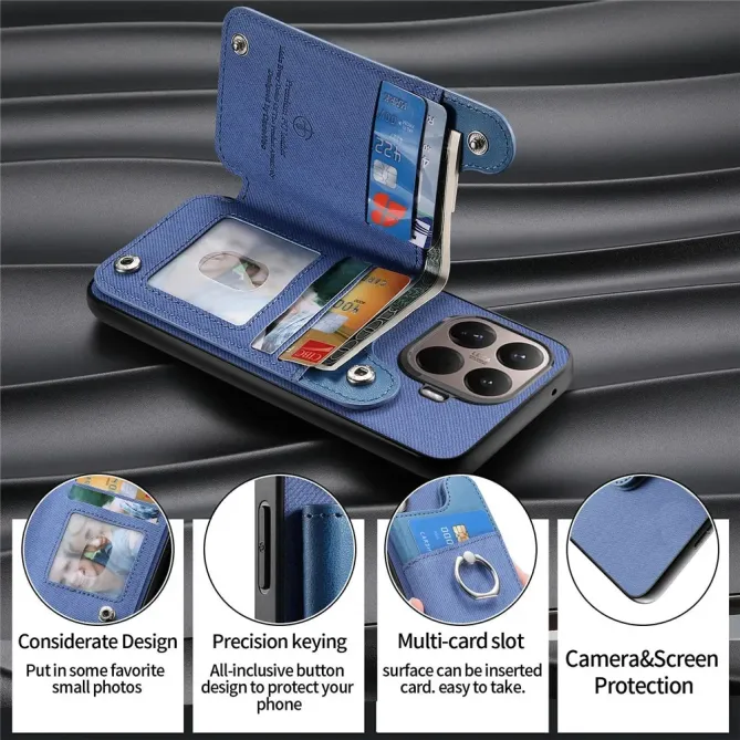 Coque Xiaomi 15T Pro jeans cuir RFID | RINGWALLET