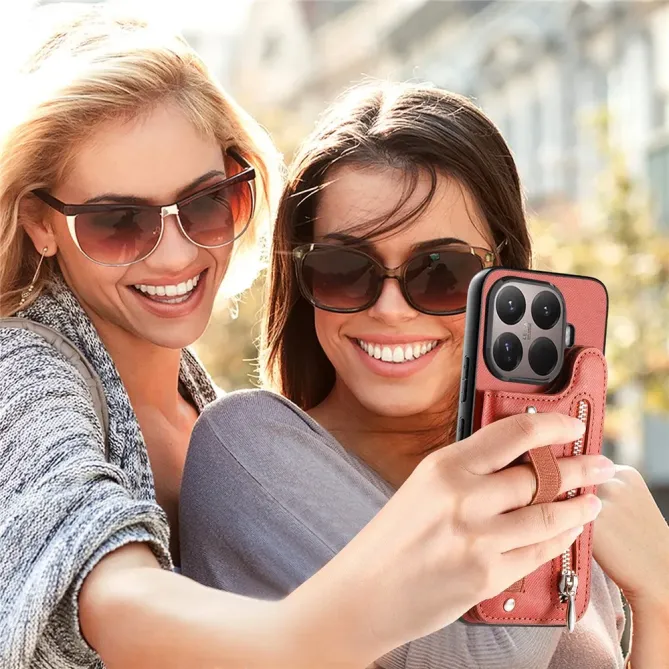 Coque Xiaomi 15T Pro jeans cuir RFID | ZIPPER