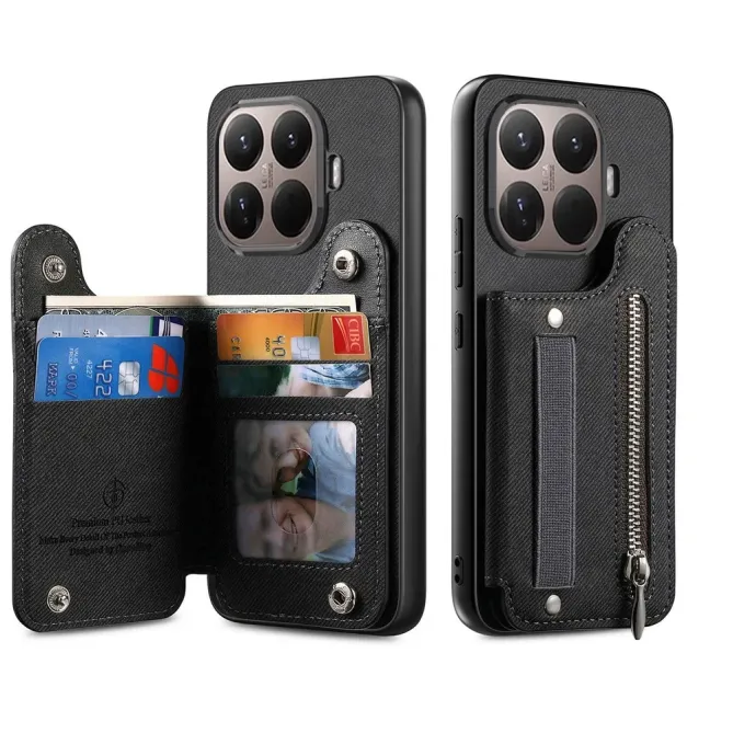 Coque Xiaomi 15T Pro jeans cuir RFID | ZIPPER