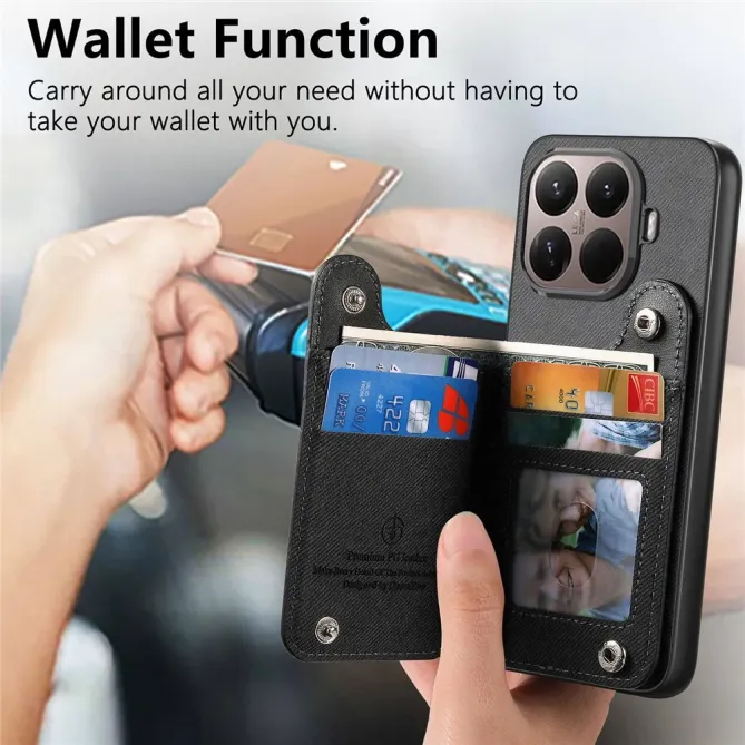 Coque Xiaomi 15T Pro jeans cuir RFID | ZIPPER