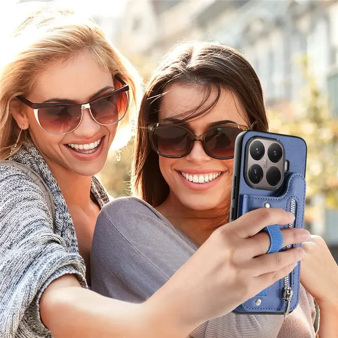 Coque Xiaomi 15T Pro jeans cuir RFID | ZIPPER