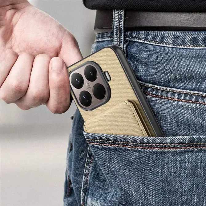 Coque Xiaomi 15T Pro cuir tissu RFID | SMARTWALL