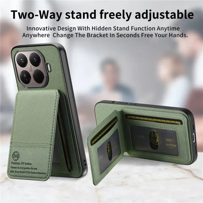 Coque Xiaomi 15T Pro cuir tissu RFID | SMARTWALL