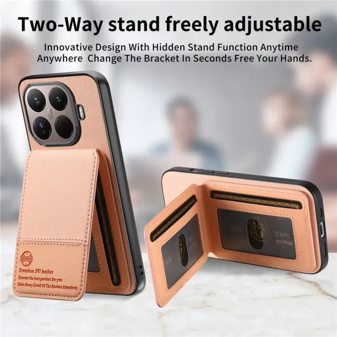 Coque Xiaomi 15T Pro cuir tissu RFID | SMARTWALL