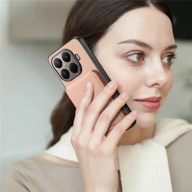 Coque Xiaomi 15T Pro cuir tissu RFID | SMARTWALL