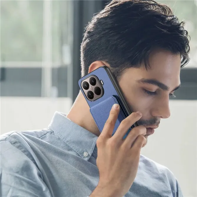 Coque Xiaomi 15T Pro cuir tissu RFID | SMARTWALL