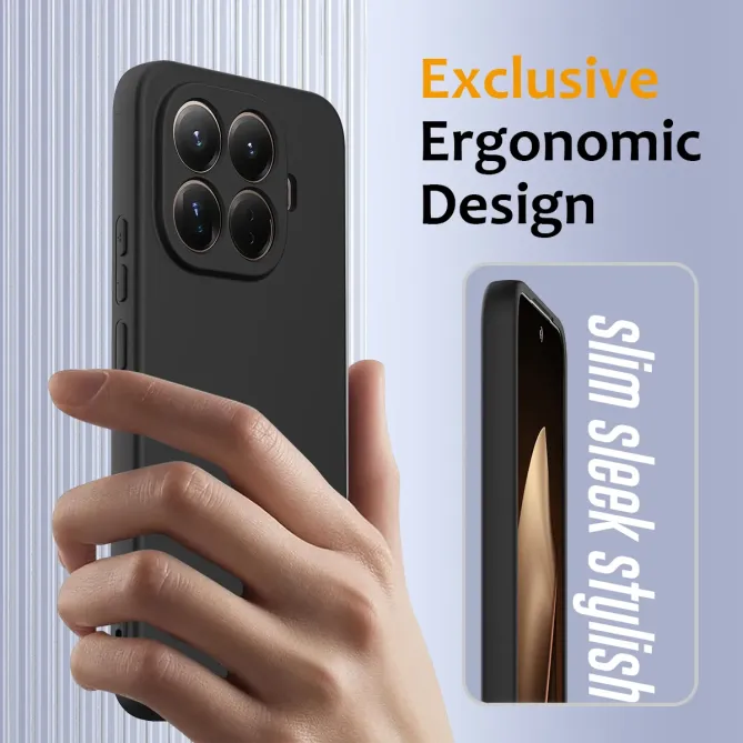 Coque Xiaomi 15T Pro Silicone Liquide MagSafe, Lanière