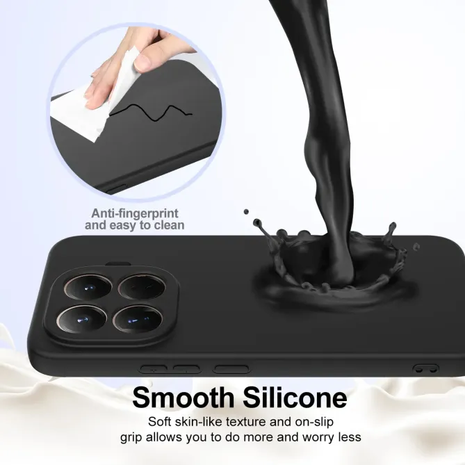 Coque Xiaomi 15T Pro Silicone Liquide MagSafe, Lanière