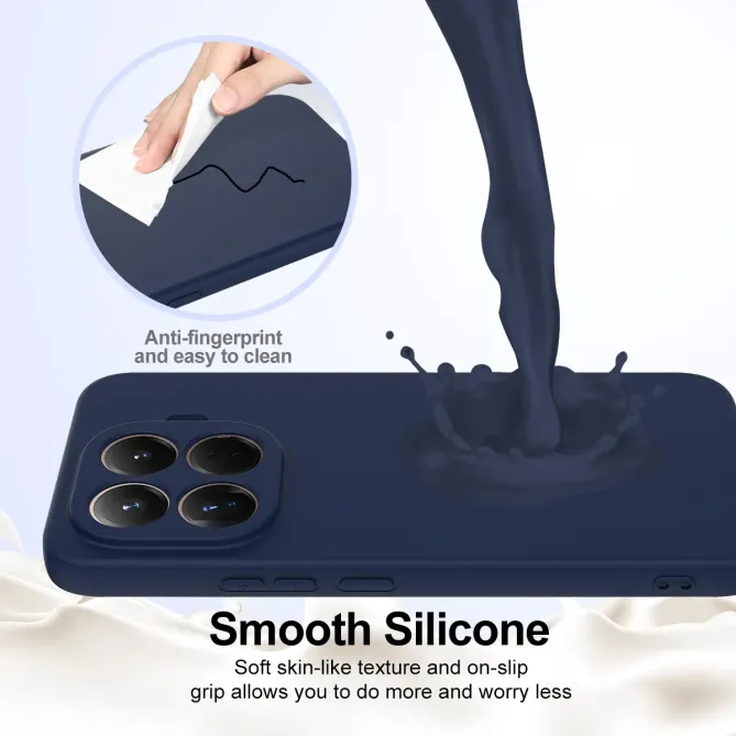 Coque Xiaomi 15T Pro Silicone Liquide MagSafe, Lanière