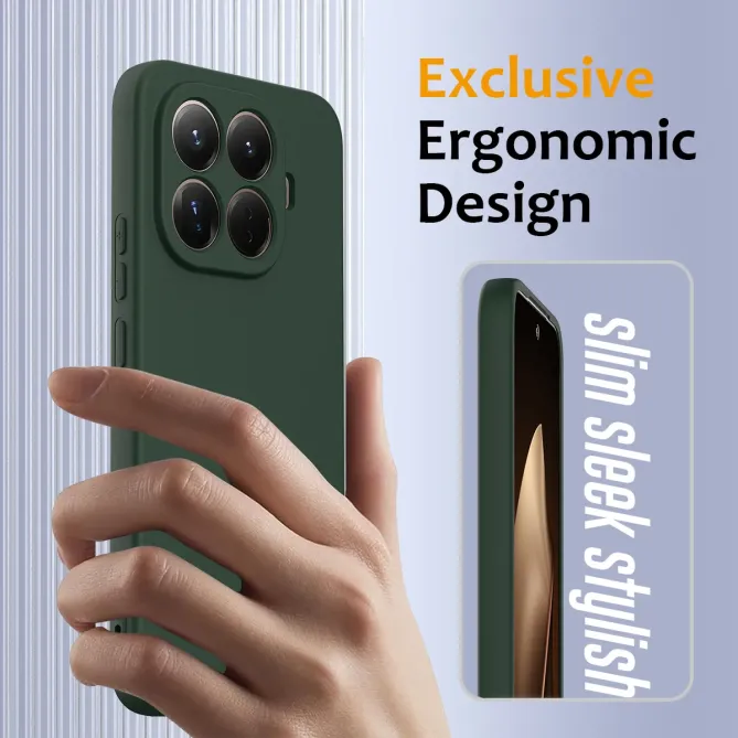Coque Xiaomi 15T Pro Silicone Liquide MagSafe, Lanière