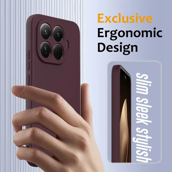 Coque Xiaomi 15T Pro Silicone Liquide MagSafe, Lanière