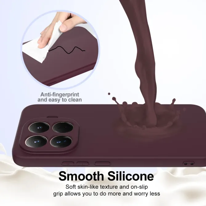 Coque Xiaomi 15T Pro Silicone Liquide MagSafe, Lanière