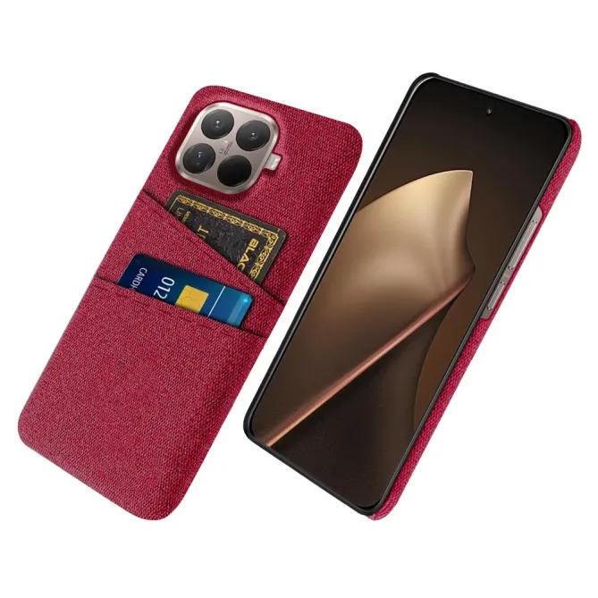 Coque Xiaomi 15T Pro en Tissu avec Double Rangement