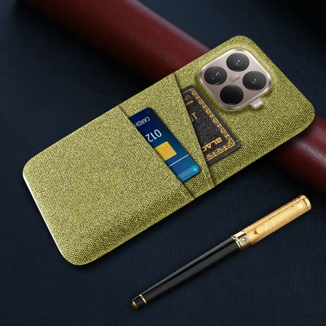 Coque Xiaomi 15T Pro en Tissu avec Double Rangement