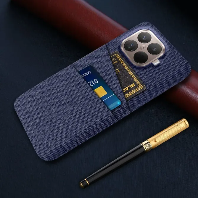 Coque Xiaomi 15T Pro en Tissu avec Double Rangement