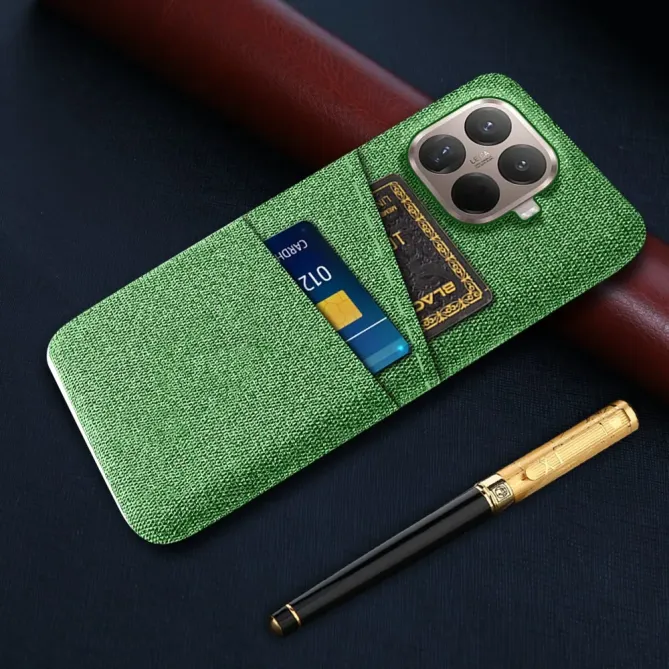 Coque Xiaomi 15T Pro en Tissu avec Double Rangement