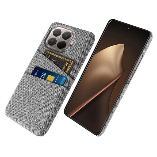 Coque Xiaomi 15T Pro en Tissu avec Double Rangement