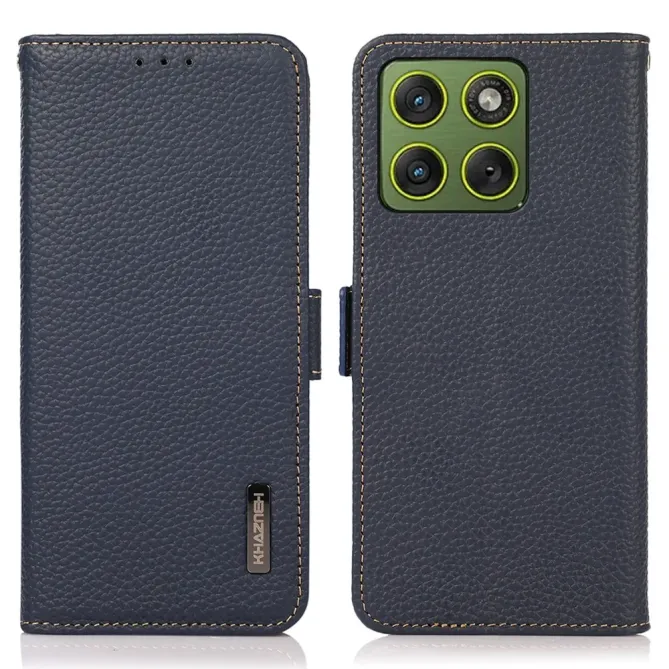 Housse Motorola Edge 70 KHAZNEH cuir grainé first