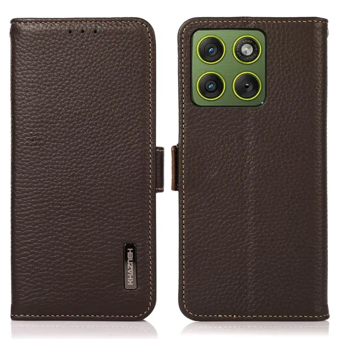 Housse Motorola Edge 70 KHAZNEH cuir grainé first