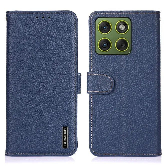 Housse Motorola Edge 70 Cuir Grainé KHAZNEH