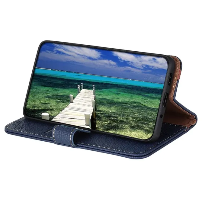 Housse Motorola Edge 70 Cuir Grainé KHAZNEH