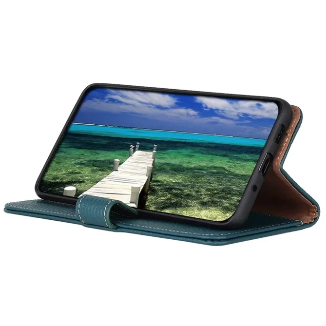 Housse Motorola Edge 70 Cuir Grainé KHAZNEH