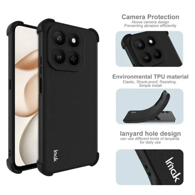 Coque Honor 400 Smart 5G / 4G / X7d 5G / 4G class protect - Noir mat