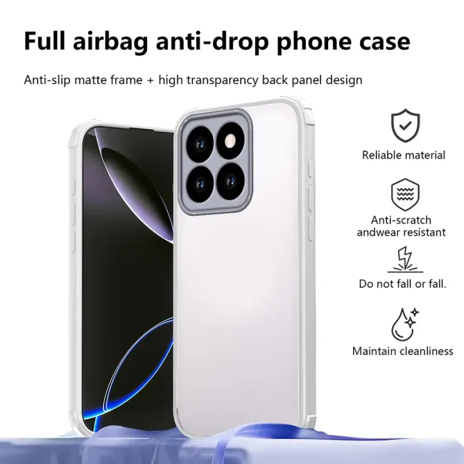 Coque Honor 400 Smart 5G / 4G Coins Renforcés Semi-Transparente