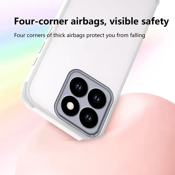 Coque Honor 400 Smart 5G / 4G Coins Renforcés Semi-Transparente