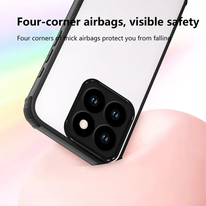 Coque Honor 400 Smart 5G / 4G Coins Renforcés Semi-Transparente