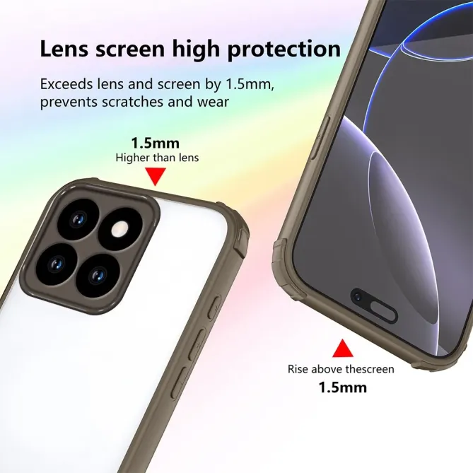 Coque Honor 400 Smart 5G / 4G Coins Renforcés Semi-Transparente