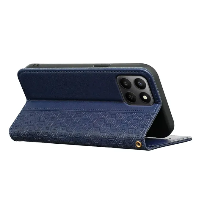 Flip Cover Honor 400 Smart 5G / 4G Design Cubique à Lanière
