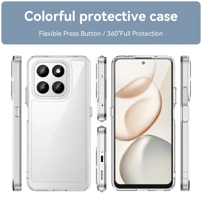 Coque transparente Honor 400 Smart 5G / 4G avec protection d'écran en 