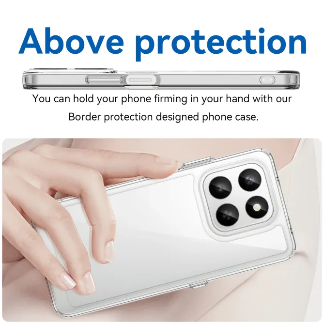 Coque transparente Honor 400 Smart 5G / 4G avec protection d'écran en 
