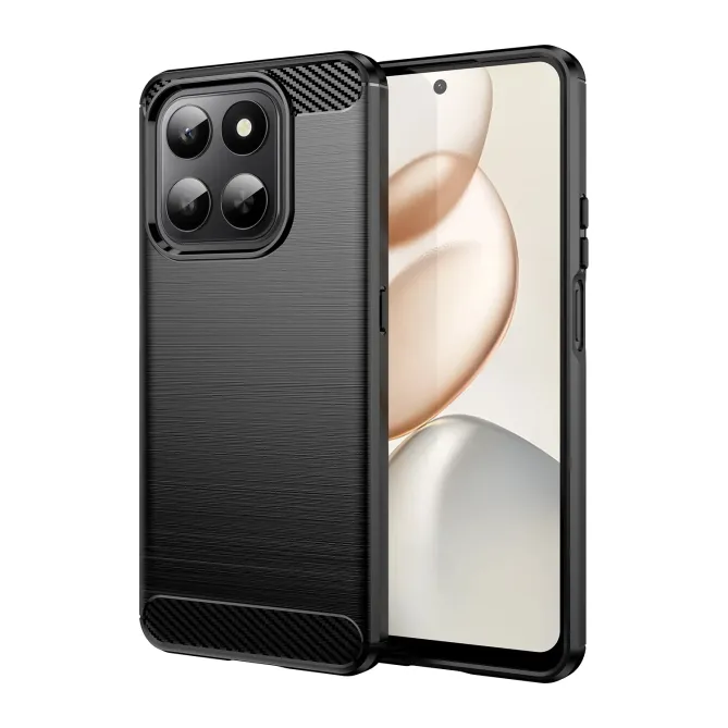 Coque Honor 400 Smart 5G / 4G flexible effet brossé avec verre trempé