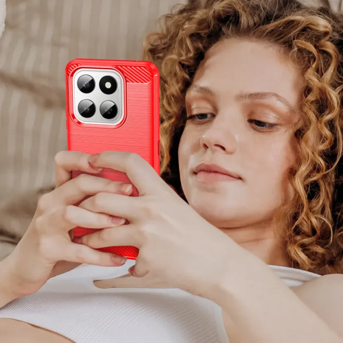 Coque Honor 400 Smart 5G / 4G flexible effet brossé avec verre trempé