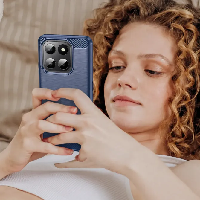Coque Honor 400 Smart 5G / 4G flexible effet brossé avec verre trempé