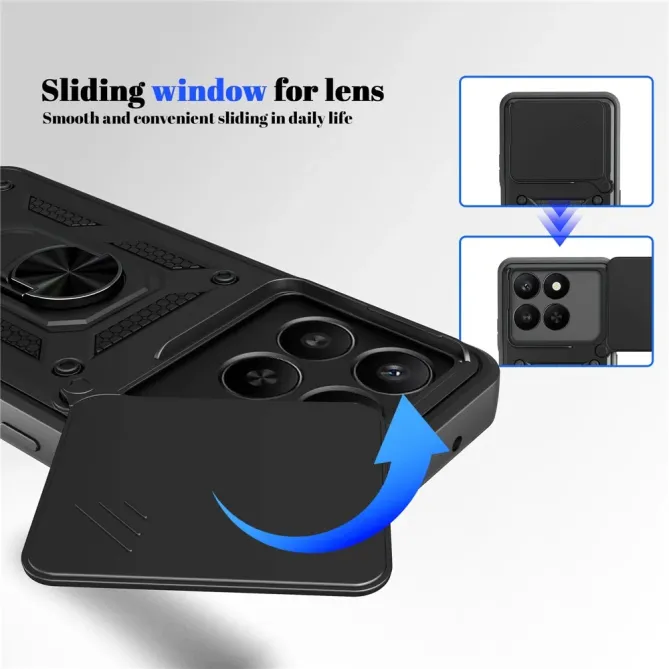 Coque Honor 400 Smart 5G / 4G Camera Slide Fonction Support