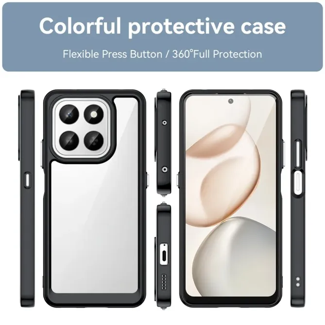 Coque Honor 400 Smart 5G / 4G Transparente Contour Couleuré