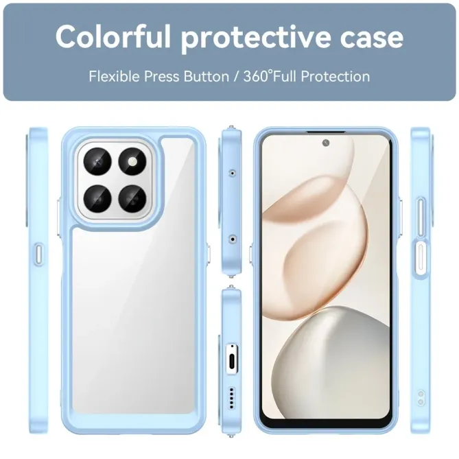 Coque Honor 400 Smart 5G / 4G Transparente Contour Couleuré