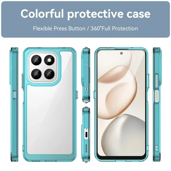 Coque Honor 400 Smart 5G / 4G Transparente Contour Couleuré