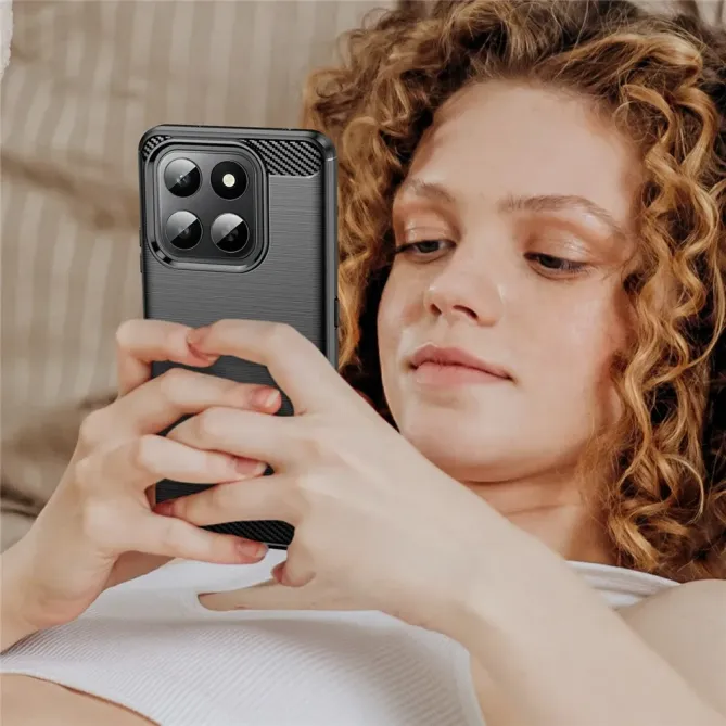 Coque Honor 400 Smart 5G / 4G flexible effet brossé