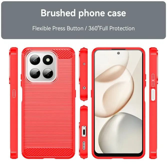 Coque Honor 400 Smart 5G / 4G flexible effet brossé