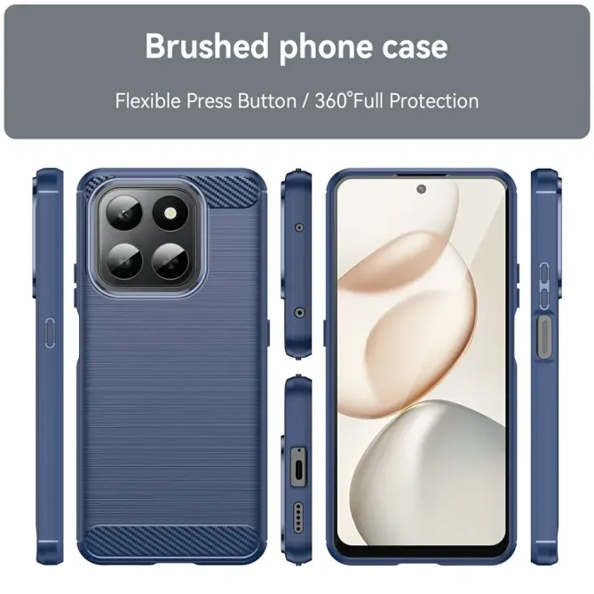 Coque Honor 400 Smart 5G / 4G flexible effet brossé